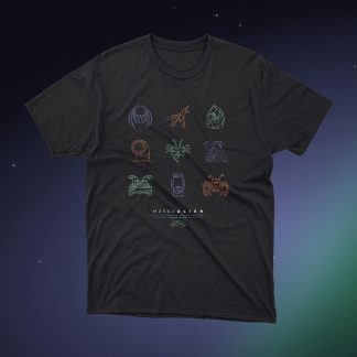 Camiseta Scifi icons