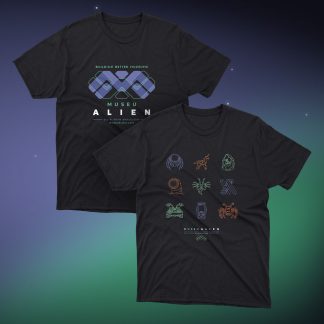 Pack camisetas Building Better Museums + Sci-fi Icons